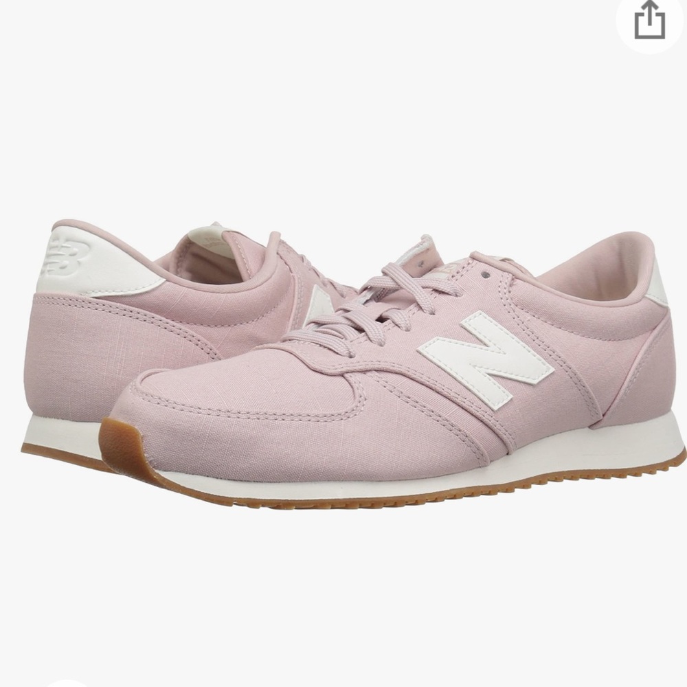 New Balance Womens 420 V1 Sneaker Pink 6.5 Faded Rose/Sea Salt